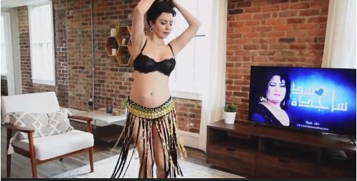 حركات مثيرة و رقص شرقي للنجمة الينا انجل العراقية